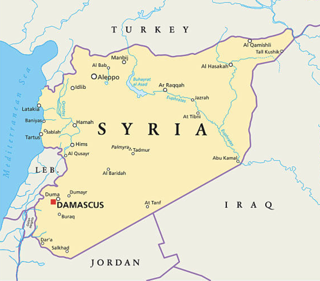 Map of Syria